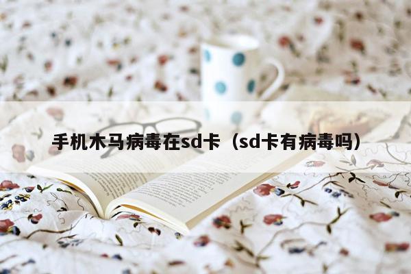 手机木马病毒在sd卡（sd卡有病毒吗）