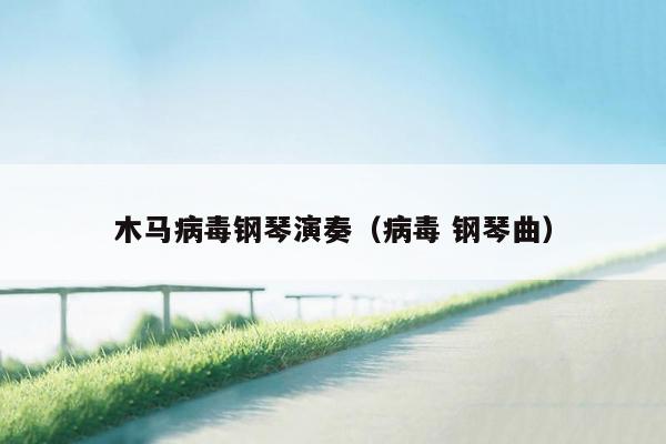 木马病毒钢琴演奏（病毒 钢琴曲）