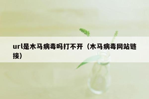 url是木马病毒吗打不开（木马病毒网站链接）