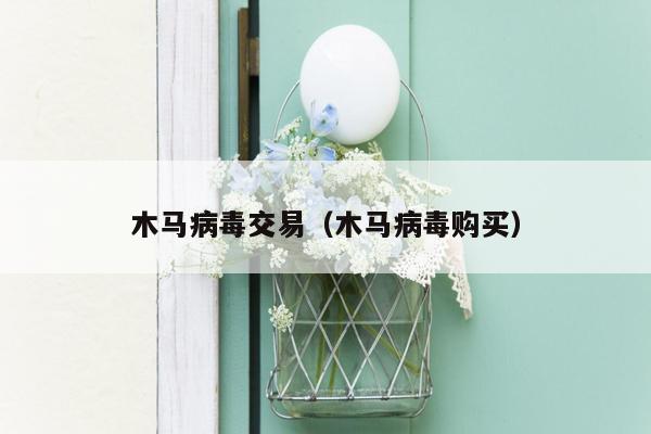 木马病毒交易（木马病毒购买）